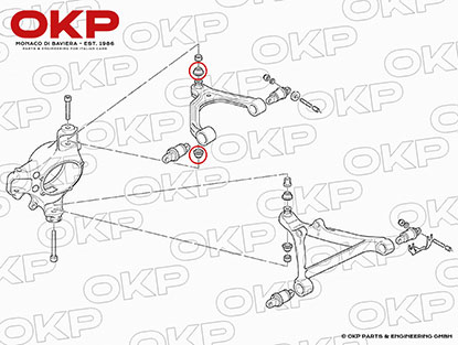 Staubmanschette Traggelenk oben Ferrari 360 / 430 / 599