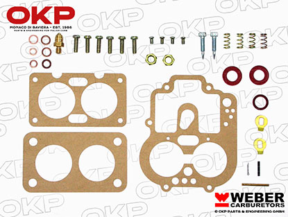 Vergaserüberholsatz kpl. Weber 40 DCZ Ferrari original