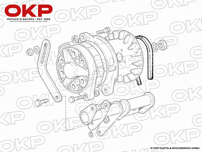 Keilriemen Lichtmaschine 365 GT 2+2 / 365 GTB4