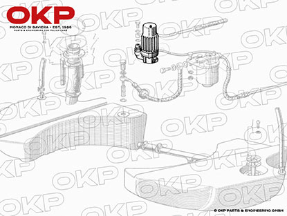 Benzinpumpe Autoflux Style Ferrari 250 / 275 / 330