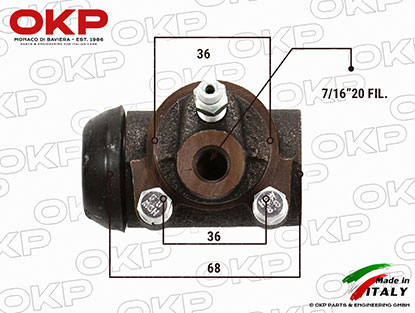 Coppia cilindretti freno anteriore Ferrari / Maserati