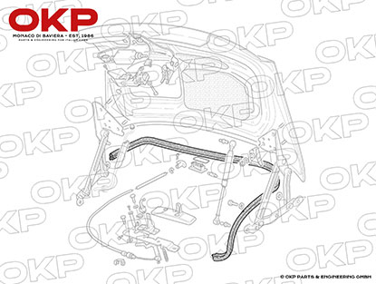 Kofferdeckeldichtung Ferrari 550 / 575 Maranello Alternativ