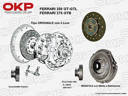 Kupplungsset Ferrari 250 / 275 modifiziert