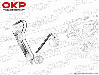 Zahnriemen Ferrari 360 Modena / Ferrari 355
