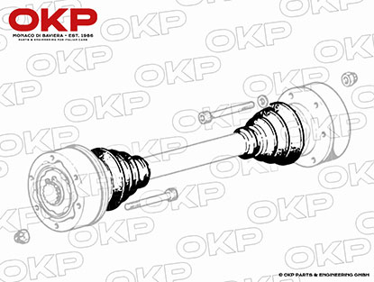 Manschette Antriebswelle innen / aussen  Ferrari 308