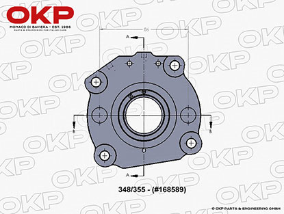 Flansch Ausrücklager Ferrari 348 / 355