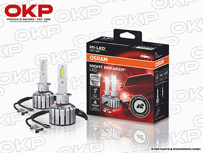 Set Osram Night breaker 12V LED H1 - LED