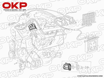 Verteilerkappe Maserati Biturbo 2. Serie (mit 2 Zündspulen)