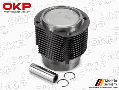 Kolben und Buchse original Mahle 356 1600cc. 82,50mm