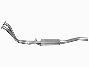 Front exhaust muffler Duetto / GT / Giulia (hydr. clutch)