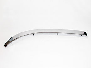 Front bumper top chrome trim Spider 70 - 82 left