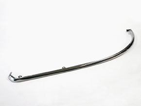 Front bumper bottom chrome trim Spider 70 - 82 right