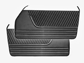 Set (2) door panels black Spider 1966 - 1978