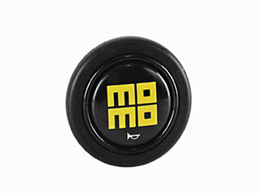 MOMO horn button Heritage black / yellow