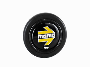 MOMO horn button  Prototipo black / yellow