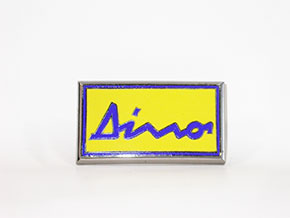 Dino badge enamel front or rear