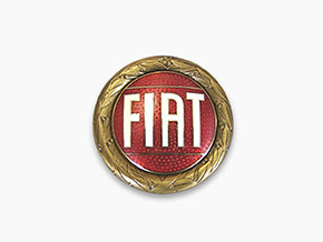 Emblem Fiat (emailliert) Fiat 124 / Dino Spider