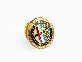 Alfa Romeo Milano enamel pin 15mm