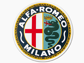 Adesivo Alfa Romeo Milano (rotondo 30cm)