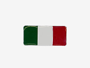 Italien Fahne (Klebeschild)  78mm x 36mm