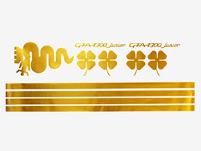 Serie adhesivi Alfa GTA (oro)