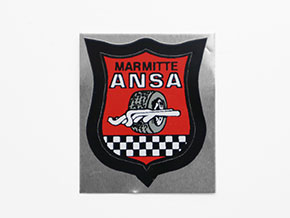 Aufkleber ANSA für Auspuff Endrohre / Hitzebeständig