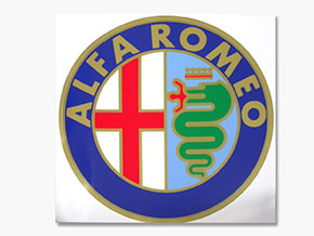 Sticker Alfa Romeo round (20cm)