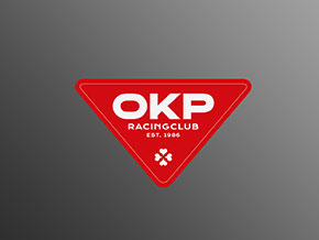 Aufkleber OKP RACING CLUB 120 x 70mm ROT 