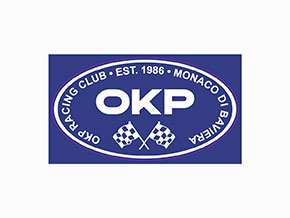 Aufkleber OKP Racing Club oval (10 x 5,5cm)