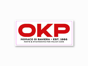 Aufkleber OKP Logo (11 x 4,6 cm)