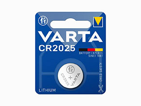 Batterie CR2025 Varta Knopfzelle 160mAh Lithium