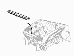 Dichtung Motorraum Kühler seitlich Bertone GT / GTV