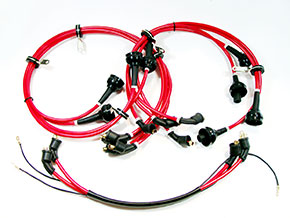 Set HT leads Ferrari 308 carburettor (1 distributor)