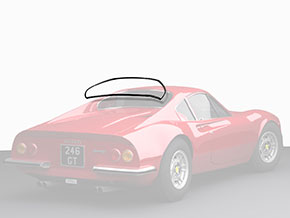 Heckscheibendichtung Ferrari  Dino 206 - 246