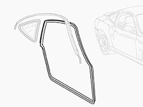 Türdichtung rechts Ferrari 550 / 575 Maranello