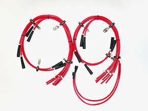 Set HT leads  Ferrari 250 / 275 ( with 2 distributors)