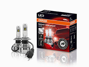 Set Osram Night breaker 12V LED H7 - LED